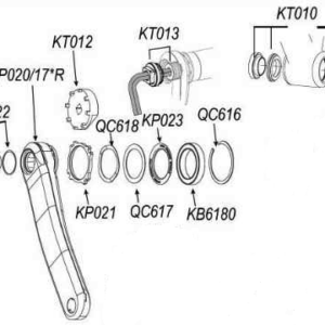 QC617 KIT SEPARADOR PLÁSTICO PEDALIER - 5421