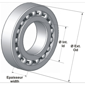 RODAMIENTO ISB 6902RS MEDIDA 15X28X7 - 1340