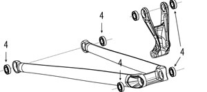 Bieleta amortiguación RZ120 KP113/SM - 1023
